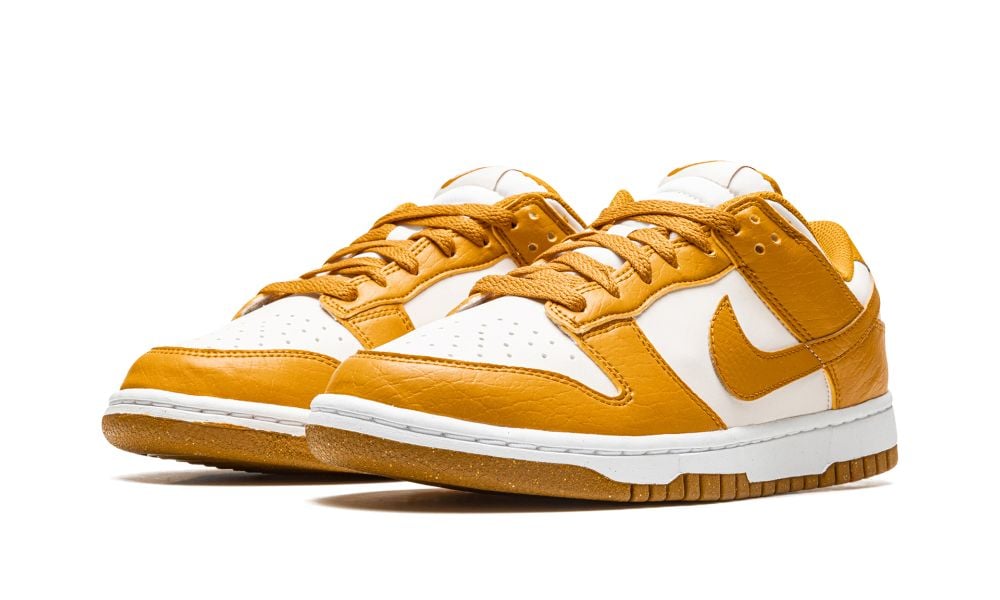 Nike Dunk Low Next Nature Phantom Gold Suede (Women's)