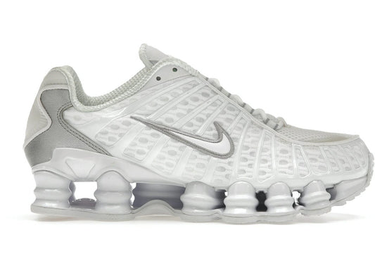 Nike Shox TL White Metallic Silver Max Orange (Women's)